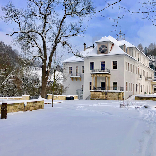 Winterlicher Schlossgarten